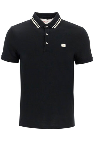 Regular Fit Polo Shirt With Vlogo Patch