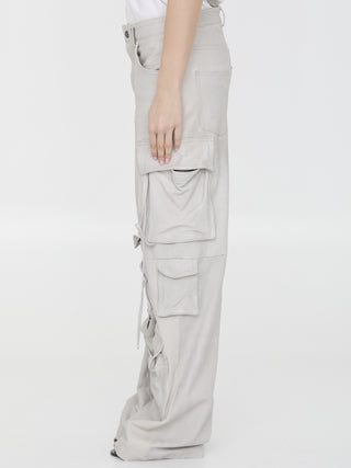 Leather Cargo Pants