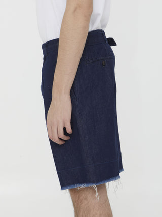 Blue Denim Bermuda Shorts