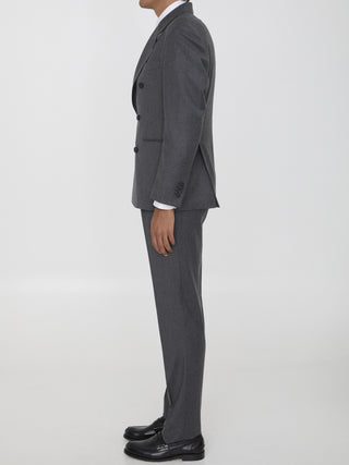 Two-piece Suit In Wool And Cashmere