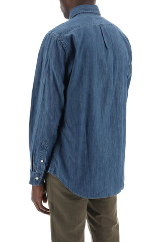 Custom Fit Shirt In Lightweight Denim