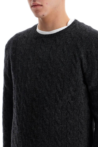 Cable Knit Wool-cashmere Sweater