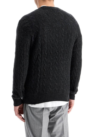 Cable Knit Wool-cashmere Sweater