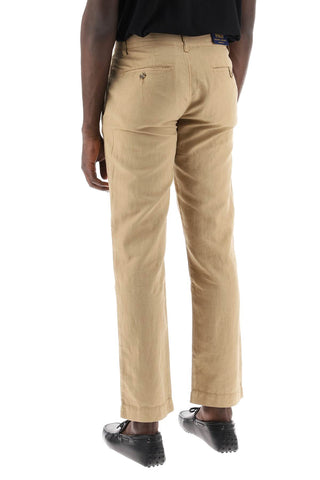 Linen And Cotton Blend Pants For