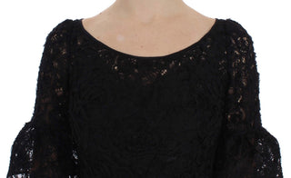 Elegant Black Floral Lace Maxi Dress - Luxury for You