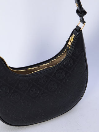 T Monogram Crescent Bag