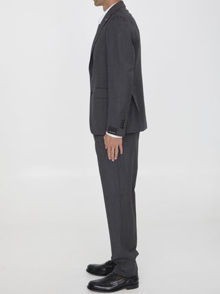 Two-piece Suit In Virgin Wool