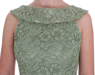 Elegant Green Floral Lace Maxi Dress - Luxury for You