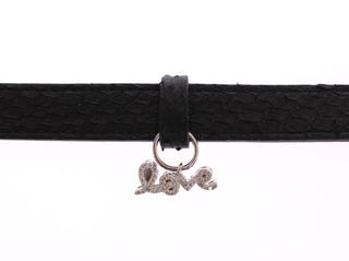 Exquisite Black Snakeskin Silver Bracelet - Luxury for You