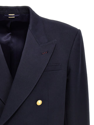 Gabardine Double Breast Blazer Jacket