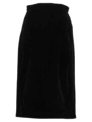 Velvet Midi Skirt