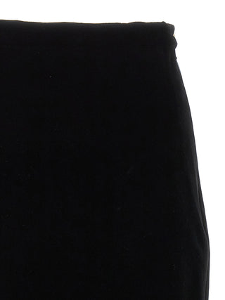 Velvet Midi Skirt