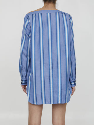 Striped Shirt Dress