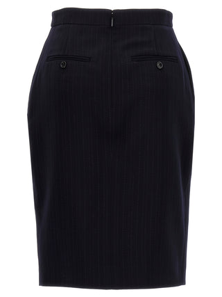 Slit Pencil Skirt