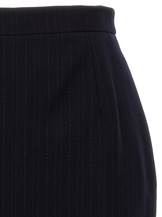 Slit Pencil Skirt