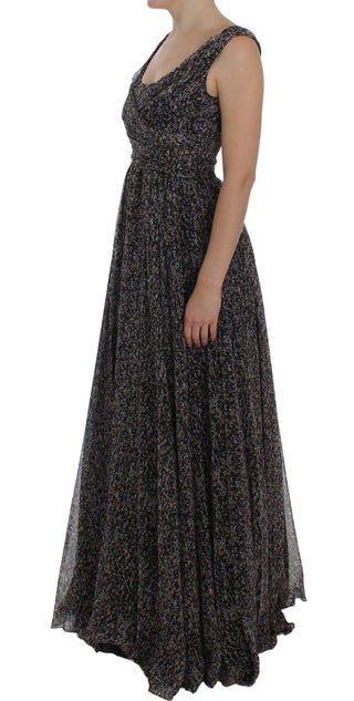 Glamorous Sequined Silk Full-length Dress - Luxury for You