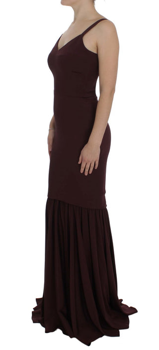 Elegant Bordeaux Sheath Dress - Luxury for You