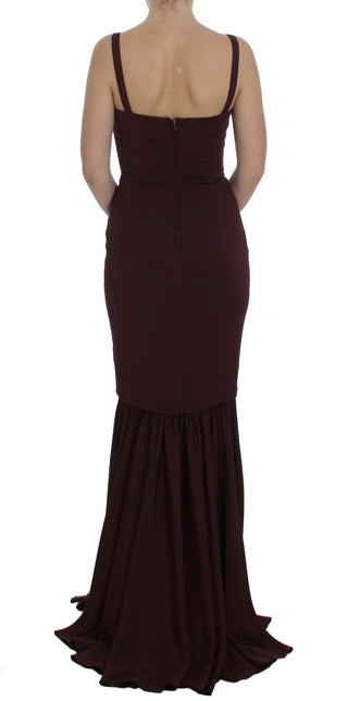 Elegant Bordeaux Sheath Dress - Luxury for You