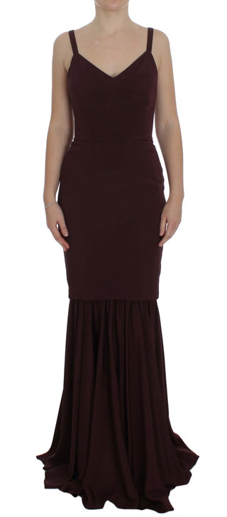 Elegant Bordeaux Sheath Dress - Luxury for You