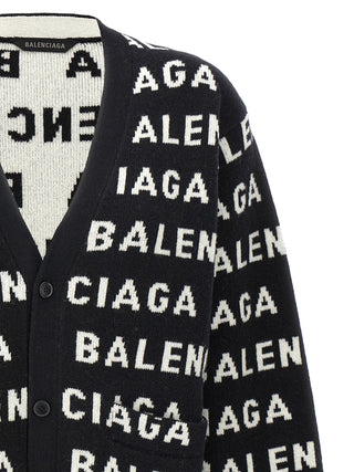 All-over Logo Cardigan