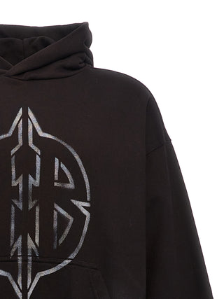 Metal Bb Stencil Hoodie