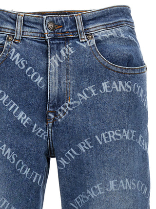 Logo Print Jeans