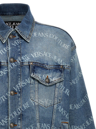 Logo Print Denim Jacket