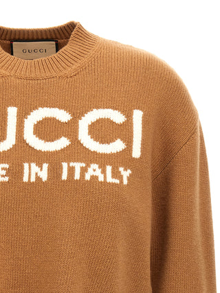 Jacquard Logo Sweater