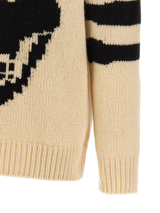 Contrast Intarsia Sweater