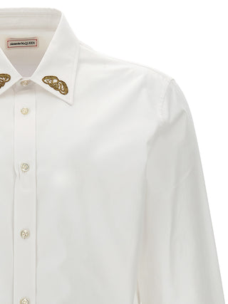 Embroidered Collar Shirt