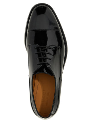 Patent Leather Lace-up Shoes