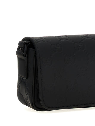 Rubber Effect Crossbody Bag