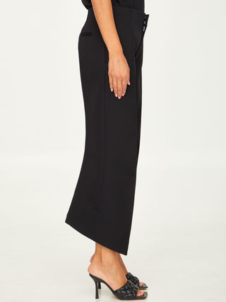 Black Wool Trousers