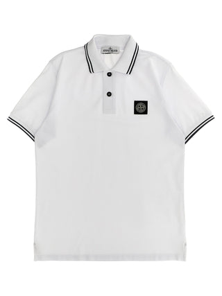 Logo Patch Polo Shirt