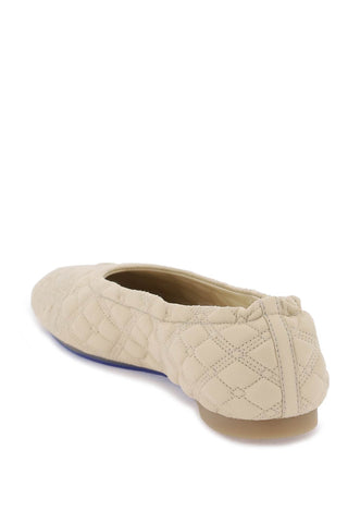 Quilted Leather Sadler Ballet Flats