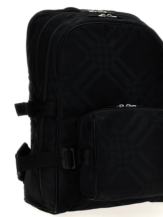 Check Jacquard Backpack