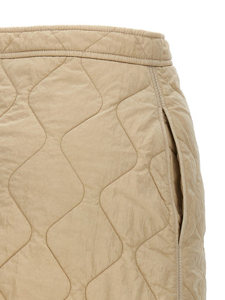 Quilted Nylon Skirt