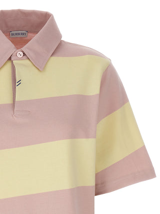 Logo Striped Polo Shirt