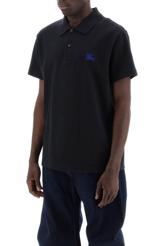 Pique Polo Shirt With Embroidered Ekd