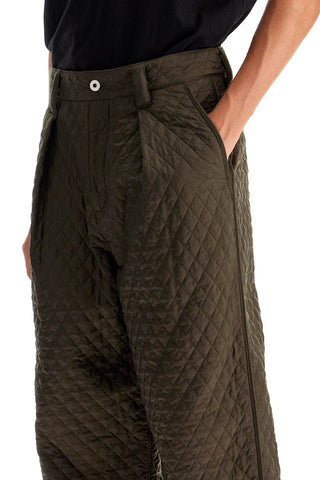 Quilted Nylon Pants For