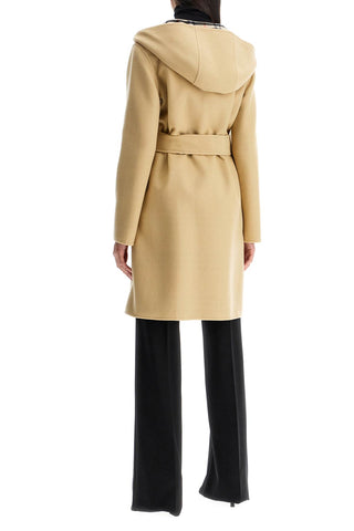 Reversible Wool Coat With Lap