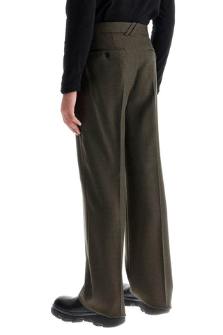 Wool Twill Trousers In Eight