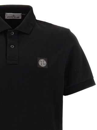 Logo Patch Polo Shirt