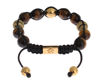 Chic Multicolor Cz & Tigers Eye Bracelet - Luxury for You