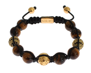 Chic Multicolor Cz & Tigers Eye Bracelet - Luxury for You