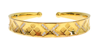 Elegant Gold Plated Silver Cz Bracelet - Luxury for You