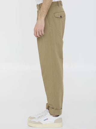 Cotton And Linen Trousers