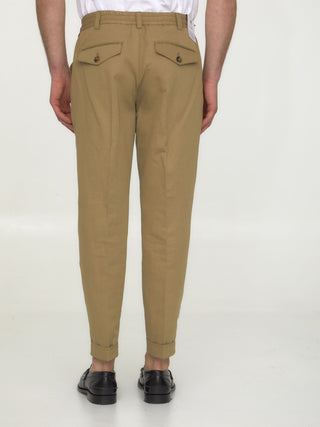 Cotton And Linen Trousers