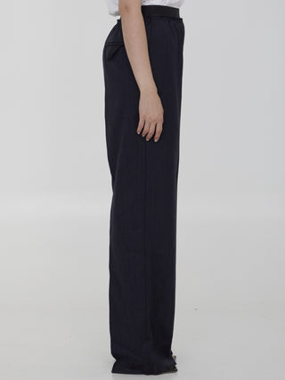 Striped Wool Trousers