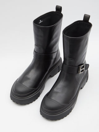 H619 Biker Boots